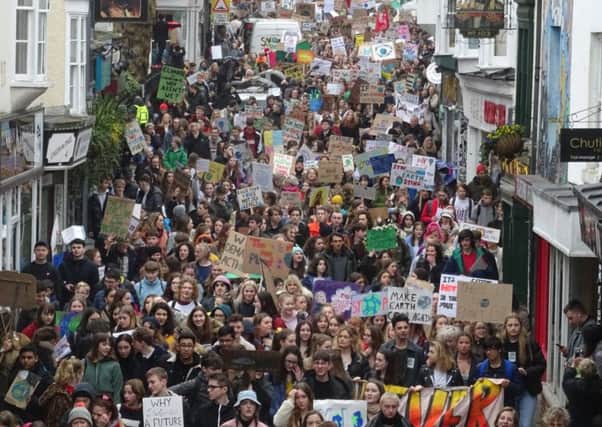 Brighton Youth Climate Strike earlier this year