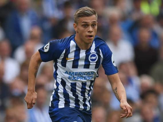 Brighton & Hove Albion's Leandro Trossard. Picture courtesy of Getty Images