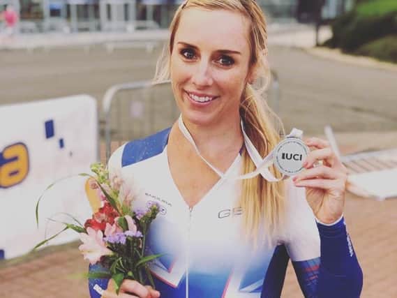 Sally Turner, a mum of three and PE teacher, came second in a world cycling competition.