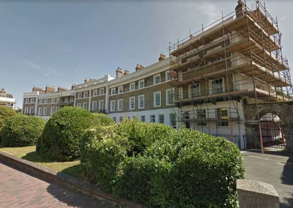 Priory Crescent off Southover High Street in Lewes (photo froom Google Maps Street View).