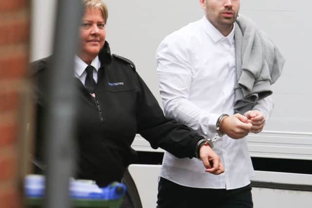 Craig Ghochani outside Lewes Crown Court today