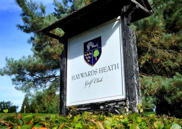 Residents campaign against development at Haywards Heath Golf Club. . Pic Steve Robards SR1823893 SUS-181009-221311001
