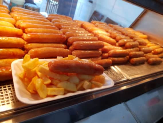 Oh My Cod is giving away free sausage and chips until 2pm