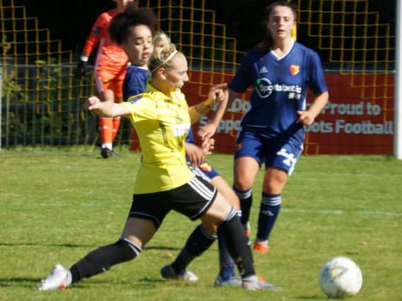 Action from Crawley Wasps v Watford. Picture by Alan Sillwood-Brown