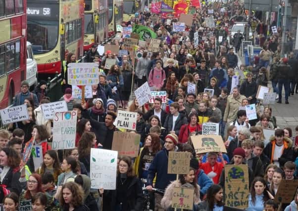 Brighton Youth Climate Strike earlier this year