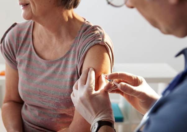 People are being urged to take the free flu jab