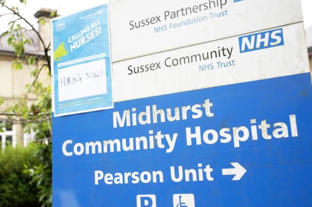 DM16119629a.jpg Sussex NHS Community Trust launches recruitment drive in Midhurst for nurses so Community Hospital can be reopened. Photo by Derek Martin SUS-160525-154519008