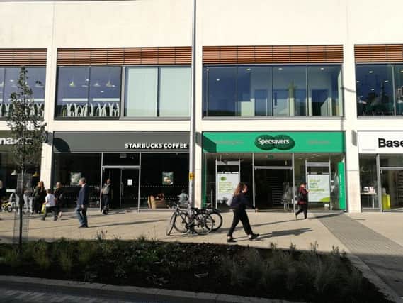 The dispute is between Starbucks and Specsavers