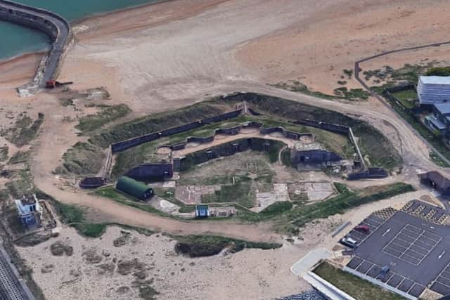 Shoreham Fort is a scheduled ancient monument. Picture: Google