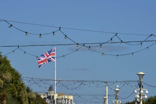 Lights on the upper promenade at Eastbourne (Photo by Jon Rigby)