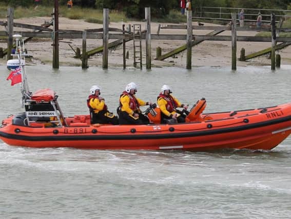 The Littlehampton lifeboat crew was launched