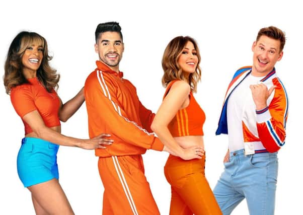 From left: Melody Thornton, Louis Smith, Rachel Stevens and Lee Ryan