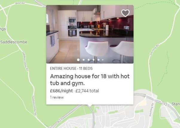 AirBnb listing for the Court Close house