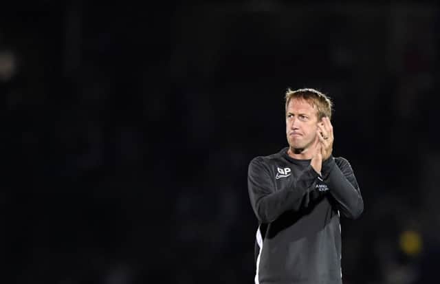 Graham Potter expects a hostile environment at St James' Park  (Getty)