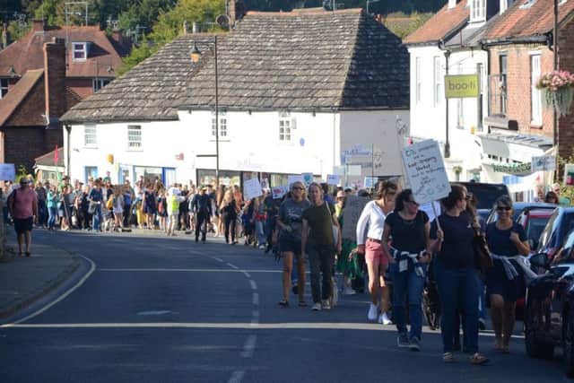 Steyning climate march