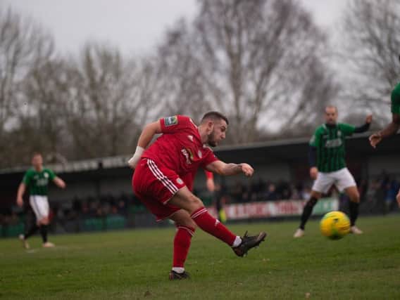 Burgess Hill Town v Worthing. Picture by Marcus Hoare