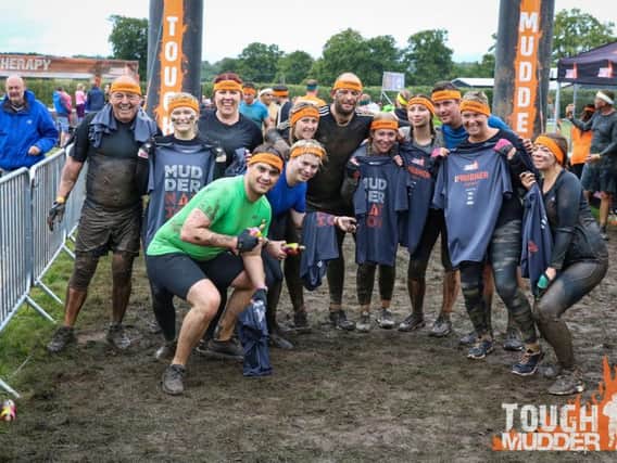 The team after finishing. Picture courtesy of Tough Mudder