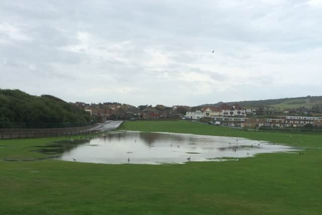 Flooding has been an ongoing problem at Martello Fields.

Picture: Seaford Town Council