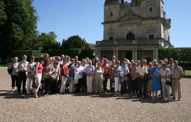 Members of East Preston Twinning Association are pictured with their French hosts from Brou on a visit to the mediaeval chateau at Anet.