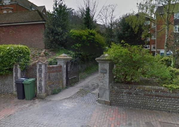 Access to the site from Silverdale Road (photo from Google Maps Street View)
