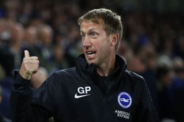 Graham Potter threw the youngster in against Aston Villa (Getty)