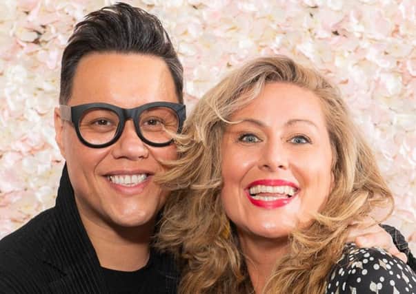 Donna Camera with Gok at the event. Credit: ELLE Bright Photography