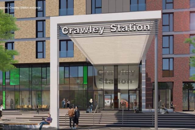 Plans to convert Overline House and create a new railway station concourse