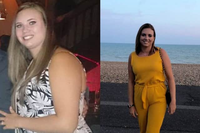 Amy Harris has lost 3st 4lb since she joined Slimming World in July last year