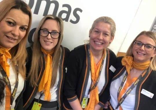 Staff at Eastbourne Thomas Cook SUS-190927-091924001