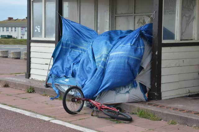 File photo: Homeless. Rough Sleeping.

Sea Road in St Leonards. SUS-190830-071607001