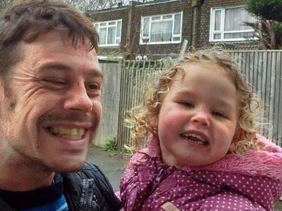 Daniel Weyman leaves behind his six-year-old daughter Ruby
