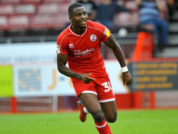 Crawley Town's Bez Lubala. Picture by Steve Robards