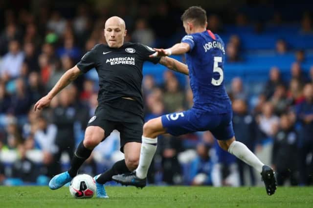 Aaron Mooy in action against Chelsea (getty)