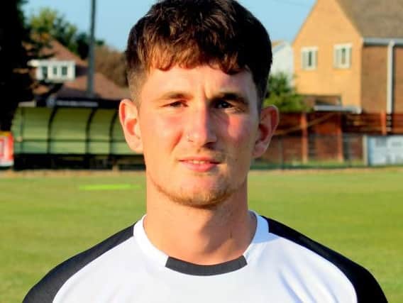 Jack Barnes scored a fine goal to put Pagham 2-1 up / Picture by Roger Smith