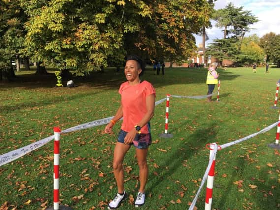Dame Kelly Holmes in Oakland's Park this weekend