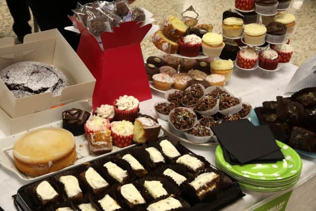 An array of delicious cakes for sale at an Uckfield coffee morning