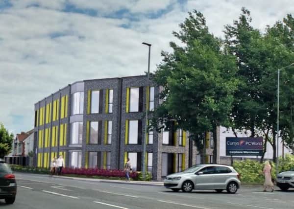 Artist's impression of new building