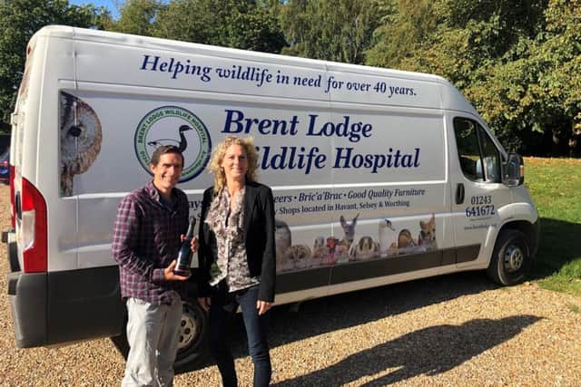 The owls were rescued by Sidlesham-based Brent Lodge before being moved to a 'purpose-built home'.