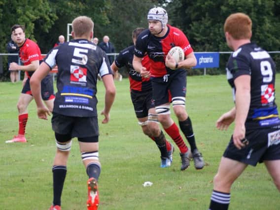 Heath won their fourth game in a row to move to the top of the LSE2 league. All pictures courtesy of Haywards Heath Rugby Club