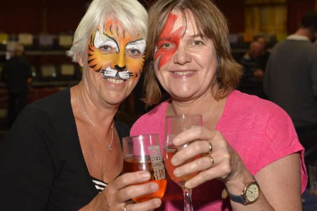Eastbourne Beer Festival October 2017 - Pam Bennett-King and Dee Wishman (Photo by Jon Rigby) SUS-170910-135335008