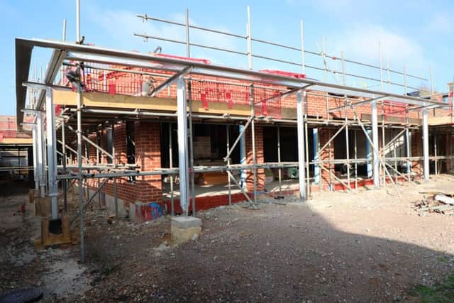 Chailey Heritage Foundation's DREAM Centre mid construction