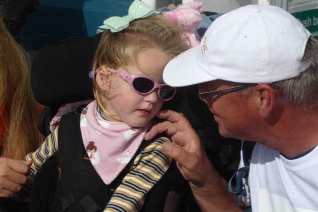 David Jeapes reunited with his granddaughter Violet