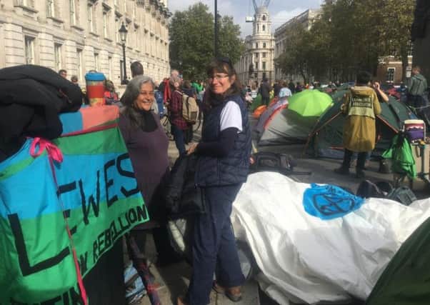 Extinction Rebellion activists in London this week