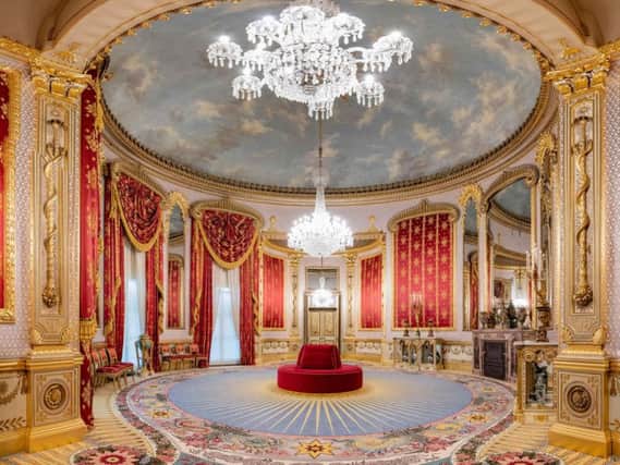 The restored saloon in the Royal Pavilion, in Brighton. Photograph: Jim Holden