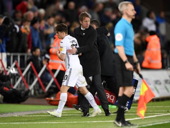 Former Swansea City manager Graham Potter helped Daniel James during a difficult period in his career