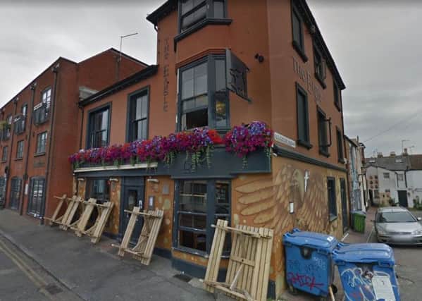 The Eagle pub (photo from Google Maps Street View).