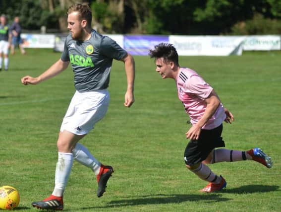 James Hull was on form for Hollington United against Cowfold