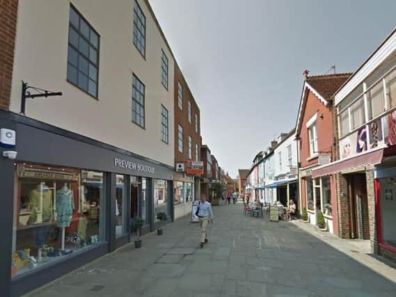 Crane Street, Chichester. Photo: Google Street View