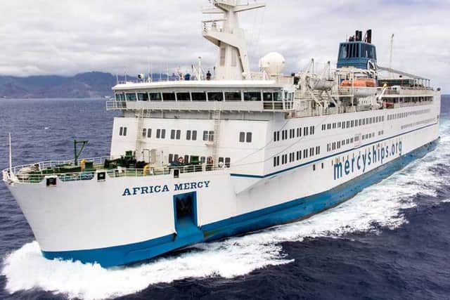 The Africa Mercy hospital ship