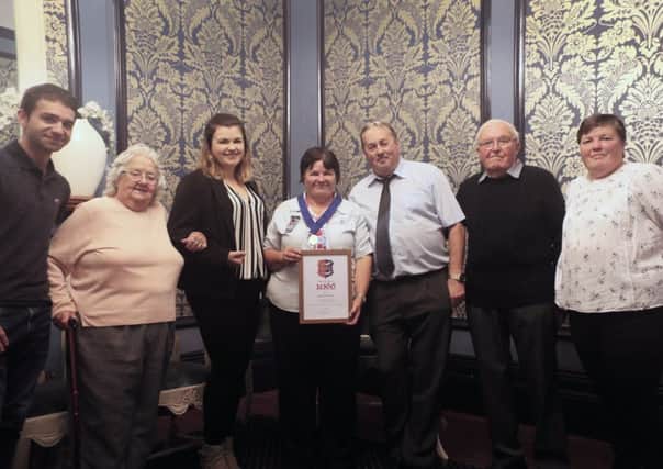 Hastings Week 2019: The Order of 1066 Award. Photo by Roberts Photographic

Award presented to Janice Harmer SUS-191015-082944001